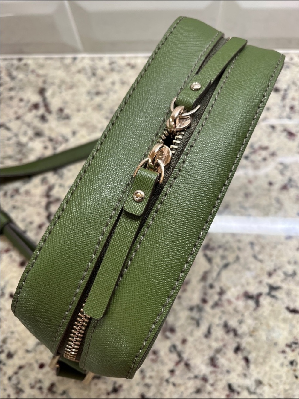 Kate Spade Newbury Lane Cammie Crossbody Bag in Sapling Green - Picture 11 of 15
